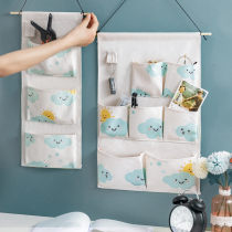 wall hanging storage bag wall hanging bag behind the door small cloth bag dormitory artifact room wall hanging bag