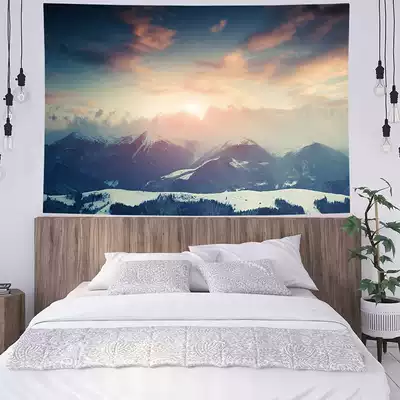 Background cloth ins wind hanging cloth tapestry Dormitory transformation bedroom decoration Net celebrity anchor decoration room bed wall cloth