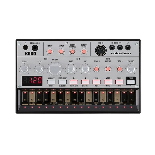 Korg Volca Bass Touch Desktop Версия басового эффекта Stecillator Step -by -Step Sounderord Synthesizer