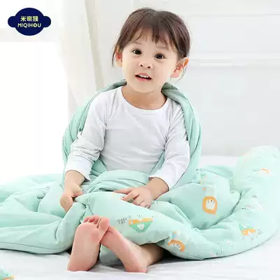 Mickey monkey soybean cotton baby quilt cotton four seasons universal baby children kindergarten autumn and winter thick cover