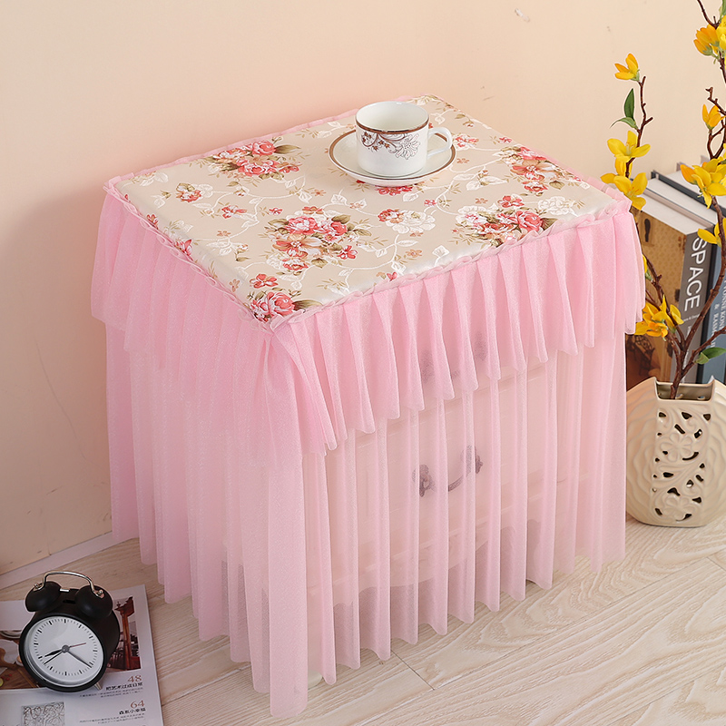 Xinjiagang Bay Multifunction Lace All-bag Bed Head Cabinet Hood Cover Cloth Cover Clog Romantic Princess Dust Cover Field Garden
