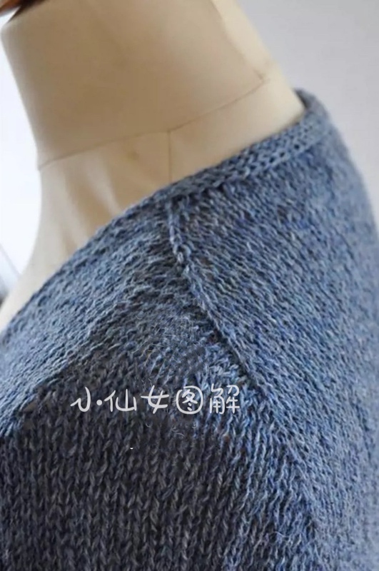 430 Slanted Shoulder Cardigan Women's Sweater Knitting Text and Diagram Tutorial 430 Slanted Shoulder Cardigan Women's Sweater Knitting Text and Diagram Tutorial