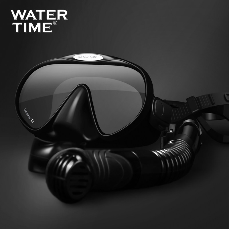 Diving mirror Free diving mirror Anti-fog Suction Machine Tube Suit Snorkeling Diving Trippel Mask Swimming Goggles Protector Nose
