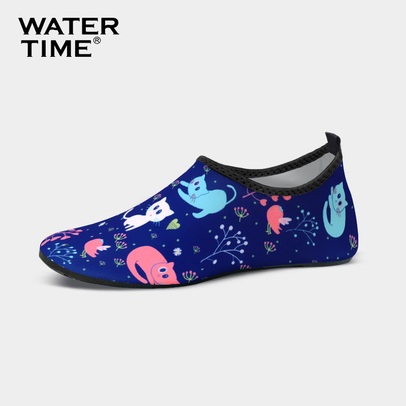 Children Diving Beach Shoes Non-slip Soft Bottom Boy Swimming Shoes Girl Barefoot Sticker Skin Shoes Baby Light Covered Water Shoes