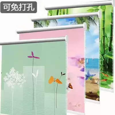 Modern roller blinds blackout window ventilation special children's room roller blinds style curtain building oil-proof windshield