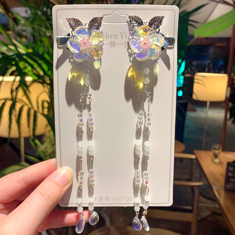 images 5:Chinese costume costume costume folder child with a gusty decorative ancient wind head decorated super fairy hair clip to the ancient side hairpin