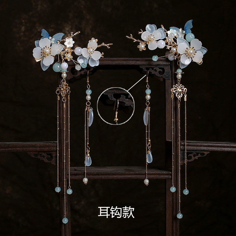 images 0:Chinese costume costume costume folder child with a gusty decorative ancient wind head decorated super fairy hair clip to the ancient side hairpin