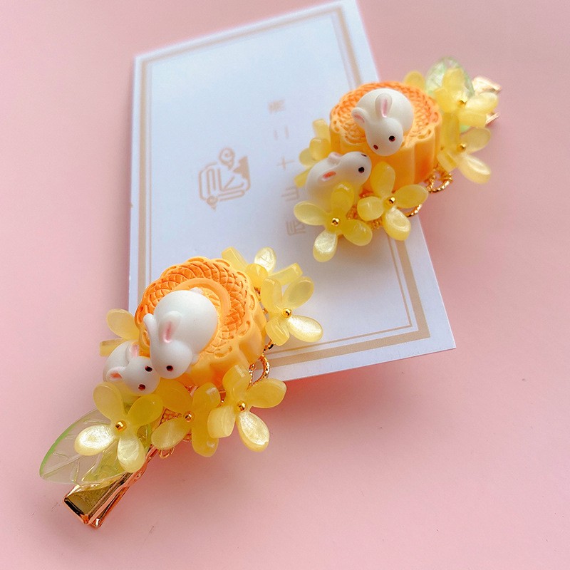 images 4:Chinese costume costume costume folder child with a gusty decorative ancient wind head decorated super fairy hair clip to the ancient side hairpin