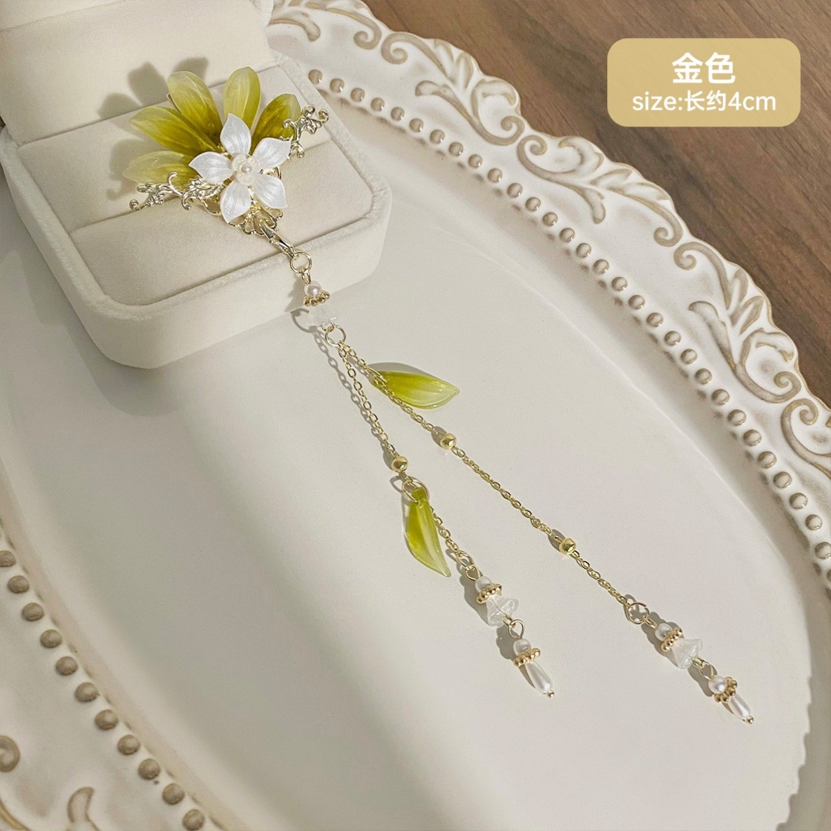 images 3:Chinese costume costume costume folder child with a gusty decorative ancient wind head decorated super fairy hair clip to the ancient side hairpin