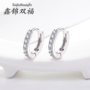 耳钉女纯银小耳垂适合的耳钉简约