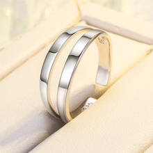 S925纯银情侣戒指女仿真钻石求婚