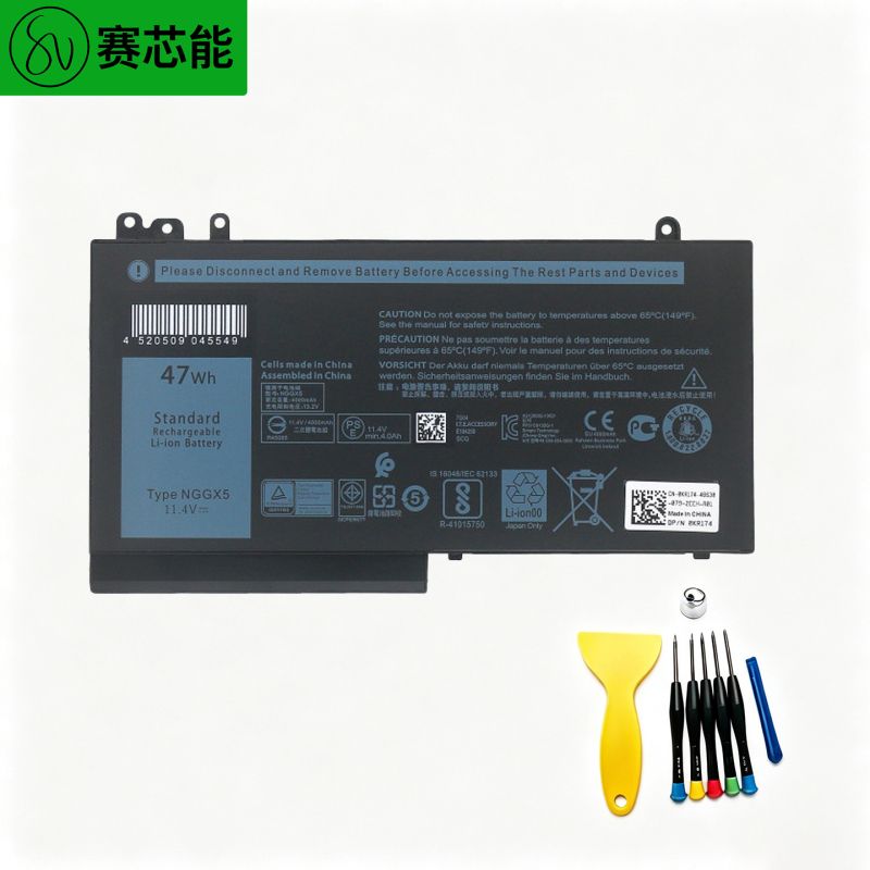 Nggx5 6Mt4T Is Suitable for Dell Laptop Batteries Latitude E5270 E5470 E5570