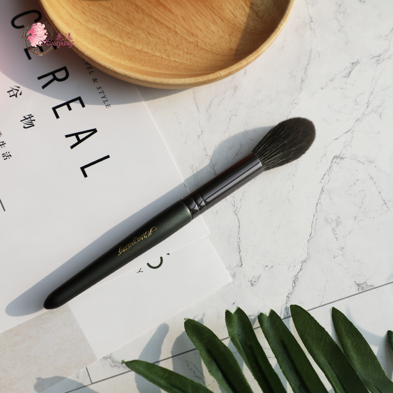 Flowers Ripples Floating Ink Green Firefry Type High Light Brush Nose Shade Brush With Cosmetic Brushed Makeup Brush A Dress Soft Canton