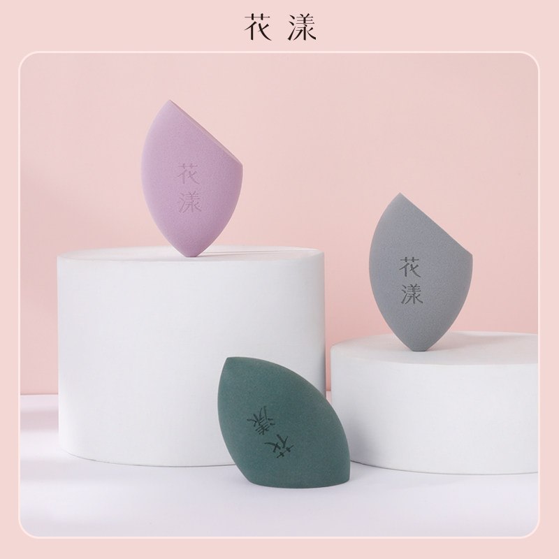 Flower Ripplinth Drop Sponge Powder Bash Makeup Sponge Dry And Wet With Beauty Makeup Egg Bottom Makeup Egg-Taobao