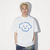 Футболка подходит для мужчин и женщин, короткий рукав, в американском стиле, оверсайз