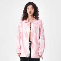 WORKOUT (WKST) Guochao Fantastic Luck Grass Coaching Jacket for men and women trendy hip hop loose jacket autumn