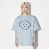 Футболка подходит для мужчин и женщин, короткий рукав, в американском стиле, оверсайз