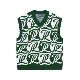 Полнопечатанные леталы буквы Vest-Dark Green