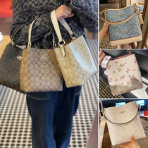 coach bucket bag mollie22 Coach womens bag old flower fragrance Blei portable one-shoulder ladies messenger bag