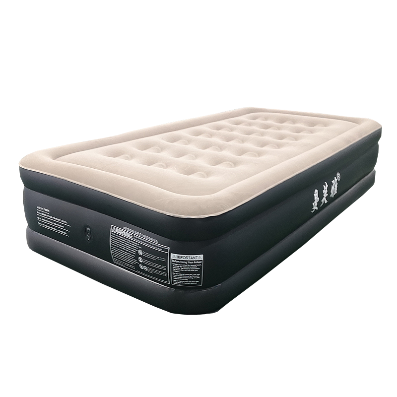 Inflatable bed for two people with single heightened thicker air mattress bed to make floor portable mattress simple electric folding bed
