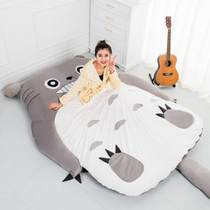  Totoro lazy bed cartoon cute tatami single double removable and washable lazy sofa mattress Bedroom floor bunk sleeping mat