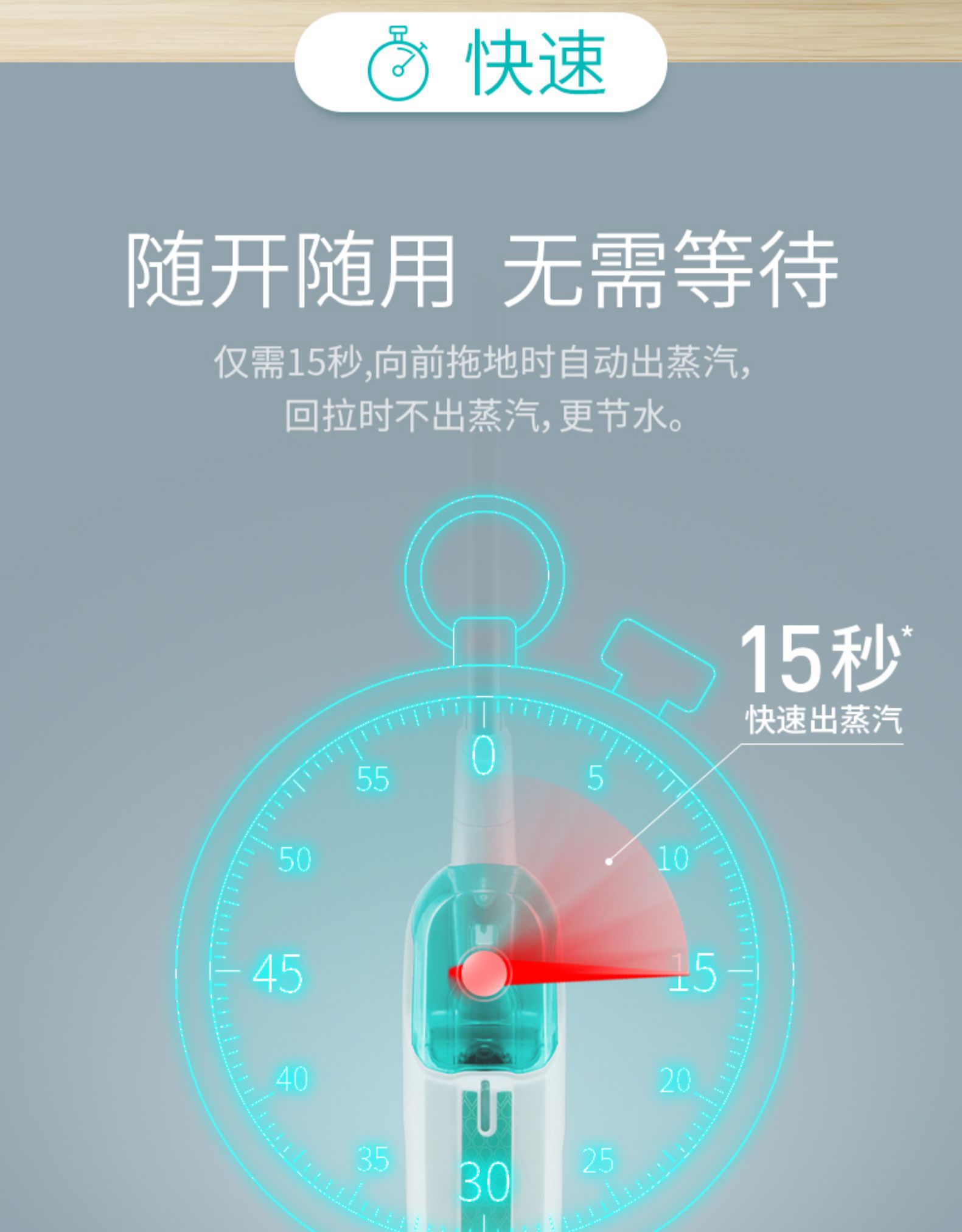 鲨客 Shark M11 电动蒸汽拖把 可杀菌除螨 图13