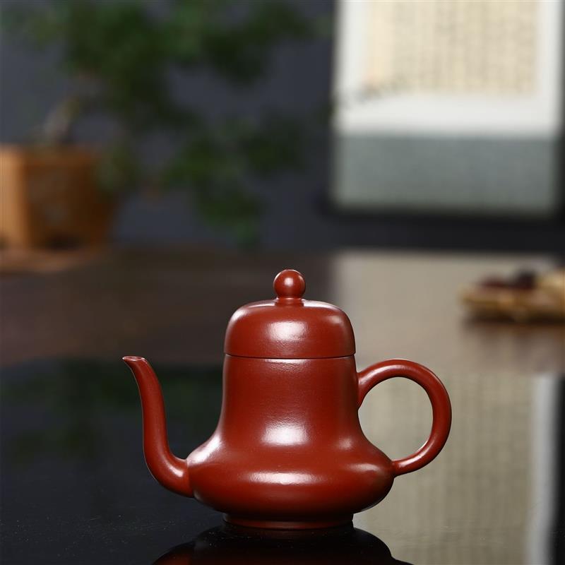 130 ml mesh teapot teapot Yixing original mine Grand red robe Purple Sand Pot full handmade Thing pavilion Pot Kung Fu Tea Furniture-Taobao