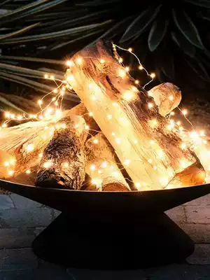 Confession layout star light string glowing LED copper wire string light string decorative light flashing light battery romantic stall