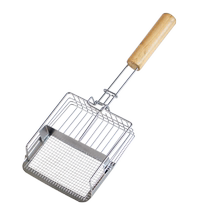 Cat litter shovel push-pull metal fine hole shovel poop shovel two-in-one mineral sand tofu cat sand shovel cat supplies cat litter shovel