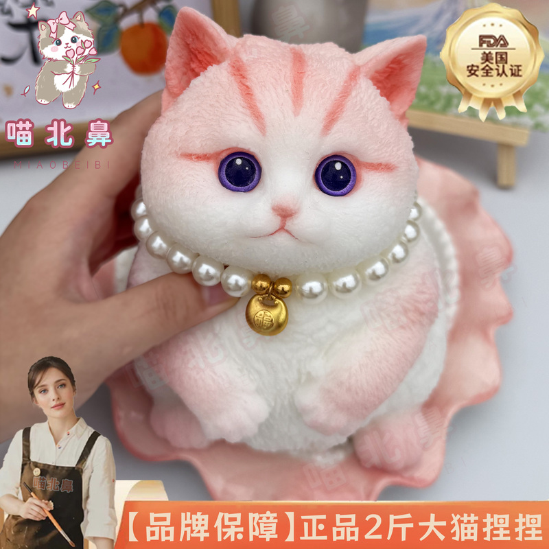 Teacher's Day Chubby Cat Squishy Toy for Girls, Unique Stress-Relief Healing Birthday Gift, Children's Toy Figurine