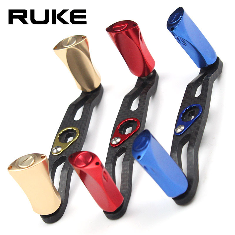 RUKE Luaya Carbon rocking the water drop wheel retrofit DIY fishing wire wheel S D A rocker light weight aluminum alloy grip pellet