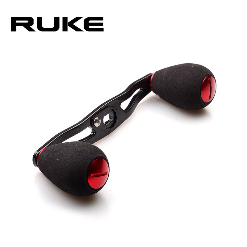 RUKE Luya modified fishing line wheel rocker carbon fiber rocker arm EVA grip pill 8*5DIY water drop wheel suitable for D A brand