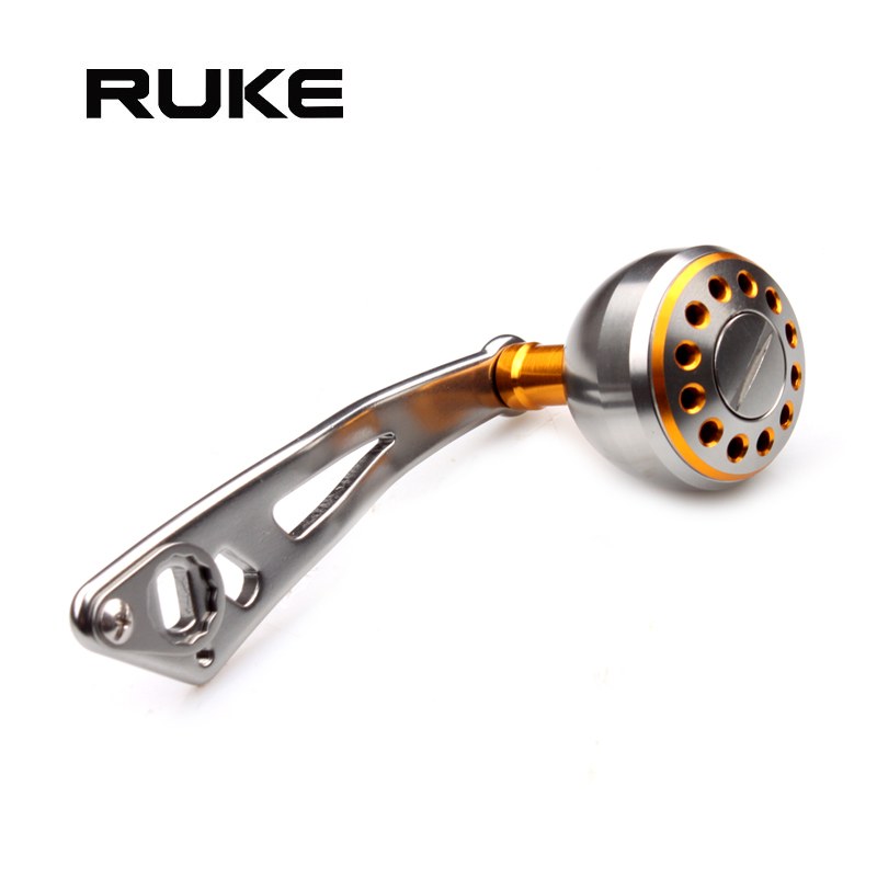 Ruke Louya Fishing Reel Rolling Aluminum Alloy Single Rolling Retrofit Fishing Reel Accessories 8 * 5 Holes Fits D Brand Water Drop Wheels