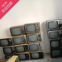 Vintage TV 12 inch black and white old TV window nostalgic decoration props Photo Studio 5 Bar Cafe