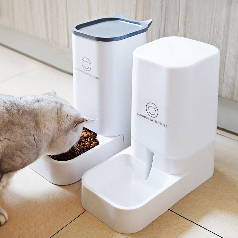 Cat Bowls Dog Bowls of dogs Basins Dogs Dogs Bowls kittens Twin Bowls of Automatic Drinking Water Prevention of Cat Food Rice Bowls of Pet Supplies