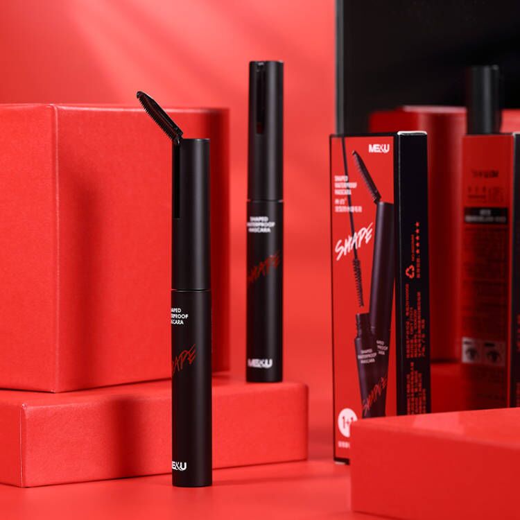 Mipact type waterproof mascara fiber long roll and anti-fainting bring your own small comb extremely thin brush head shake-up the same