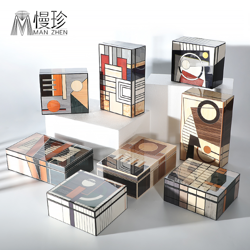 Modern simple exotic totem decoration storage box model room creative jewelry box bedroom jewelry box storage ornaments