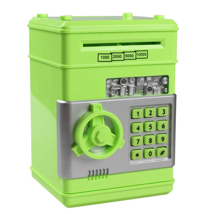 Box deposit money machine self-saving you A motion suction paper hooked deposit and withdrawal box Children's can toy machine TM password safe