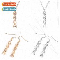 Personalized Earrings Chemical Structure Molecules DNA Scien