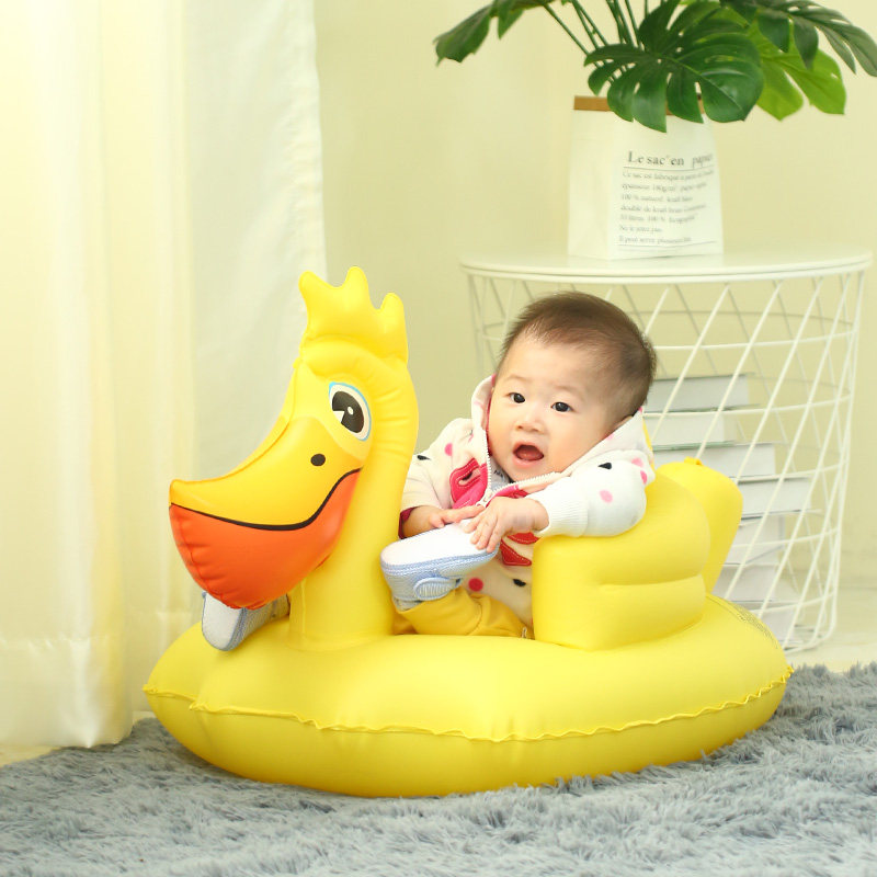 Baby School Chair Baby School Sit Theorgy Inflatable Sofa Training Chair 6 Months BB Multifunction Anti-Fall