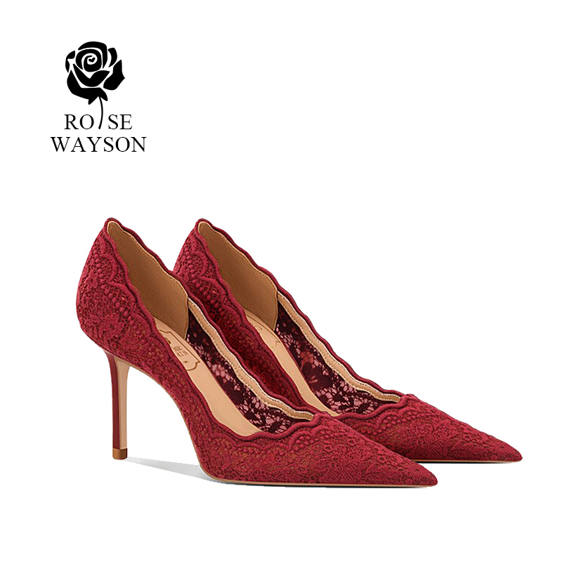 Rw Red Wedding Shoes for Women 2026 New Embroidered Lace Bridal Shoes Red Xiuhe Wedding Dress High Heels Rw Red Wedding Shoes for Women 2026 New Embroidered Lace Bridal Shoes Red Xiuhe Wedding Dress High Heels