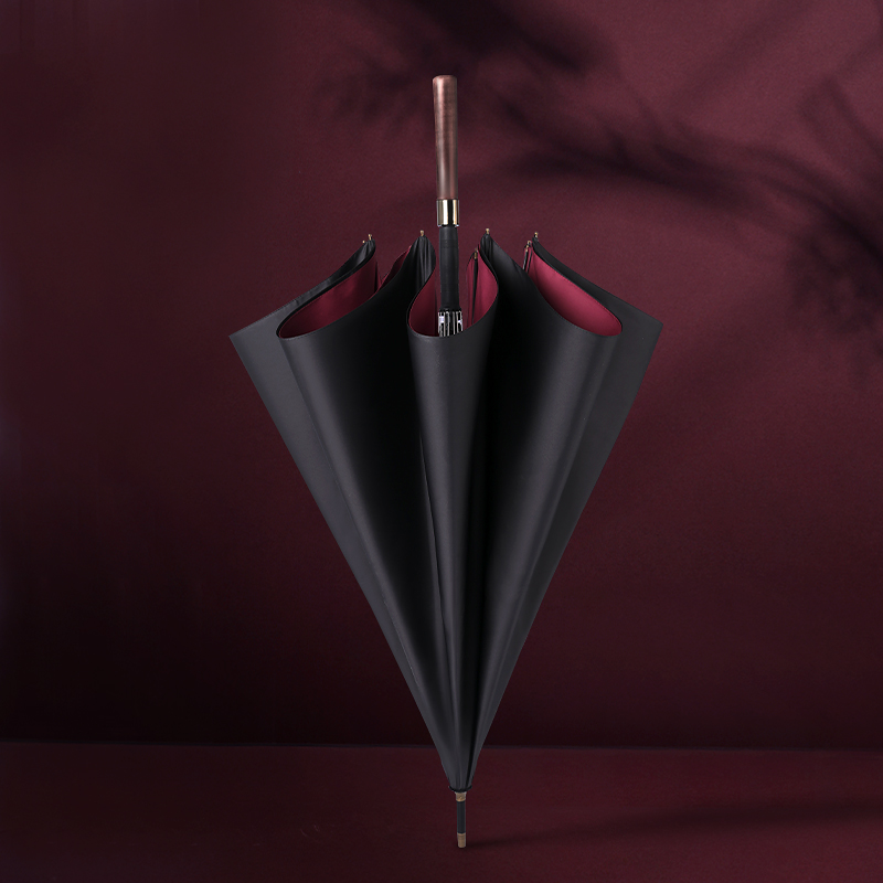 vonlilienfeld rainstorm special umbrella anti-wind automatic heavy rain umbrella long handle straight umbrella double layer thickened with strong