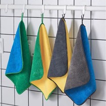 Dishwashing towel dishcloth lazy rag kitchen rag kitchen towel dishwashing rag non-oily decontamination thickened