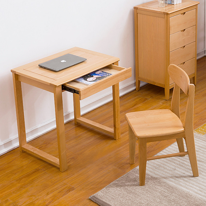 Full Solid Wood Beech Wood Desk Home Student Desk Brief Desk Desk Desk Sub For Simple Desk Desk Sub