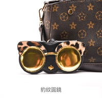 Леопардовое круглое зеркало