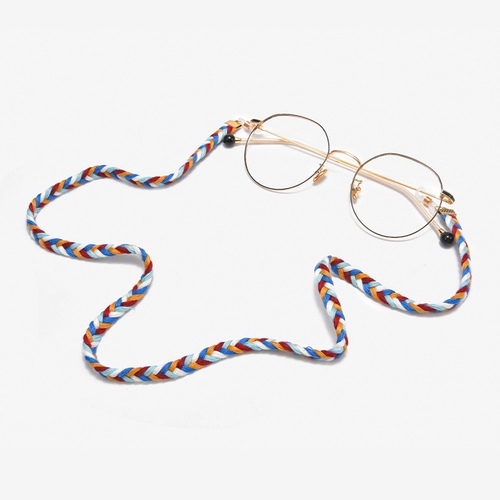 Ретро модная плетеная японская цепь, модный ремешок на солнечной энергии, солнцезащитные очки, цепочка