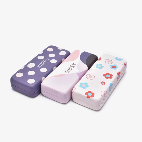 Портативные ретро японские брендовые солнцезащитные очки на солнечной энергии, коробка для хранения