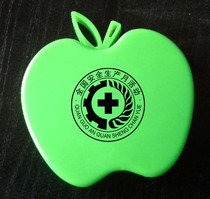 Fruit peeling knife foldable green safety production month event gift distribution apple shape 20 order