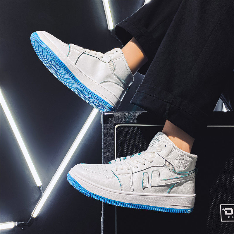 Men's shoes Air Force No. 1 aj2022 spring new sports high-top shoes Korean version of casual breathable white shoes men's shoes
