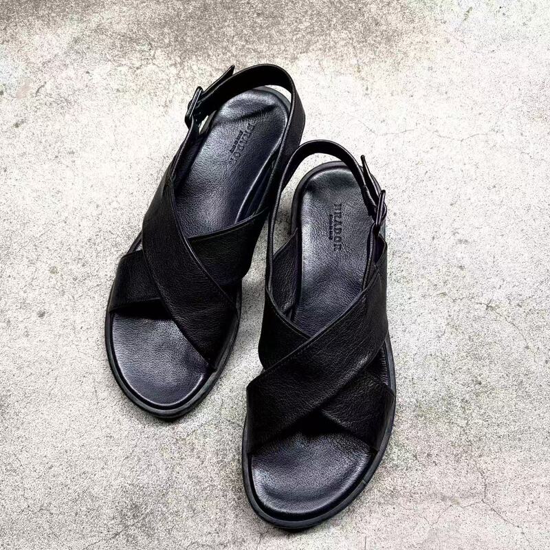 [Summer Fragrance] Series Finale: Italian Brador Hand-Dyed Buffalo Leather Sandals